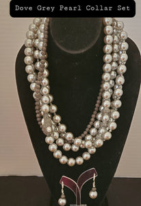 Grey Pearl Collar