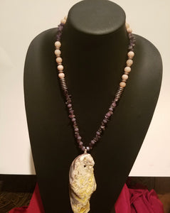 Shell with Amethyst